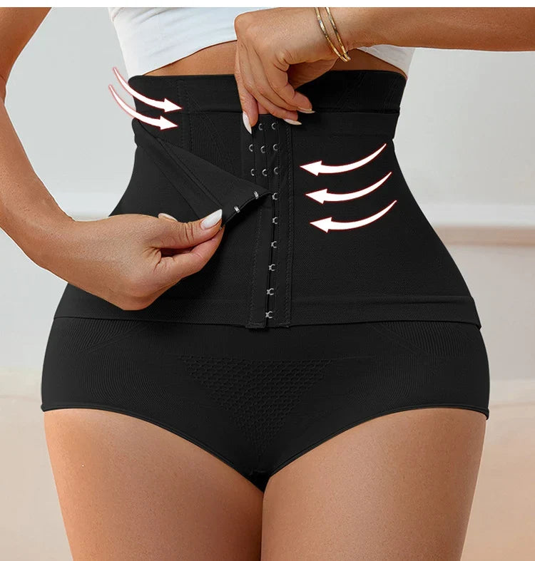 High Waisted Tummy Control Shapewear Panties For Women